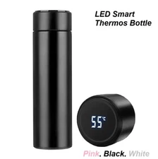 Smart Bottle Stainless Steel Cup Thermos LED Display Insulated Water Vacuum Mug