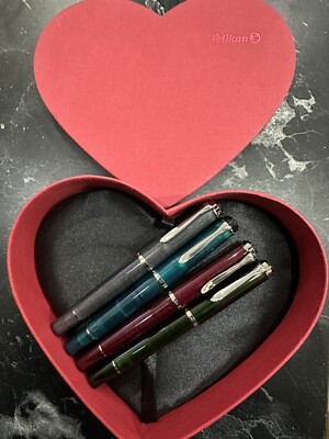 PELIKAN M205   LOVE BOX  4  FOUNTAİNPEN  M-M-M-M  Nib