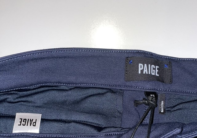 Men's Paige Brennan Trouser Classic Fit Pants - Size 32 - Deep Anchor Blue for sale online | eBay