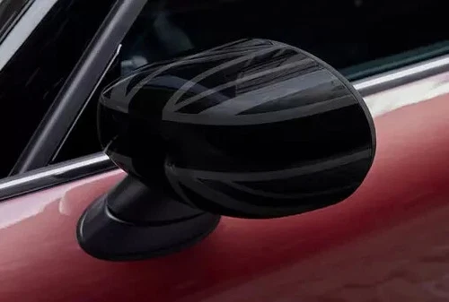 NEW MINI F54 F55 F56 F57 F60 PAIR OF NIGHT JACK MIRROR CAP COVERS 51162465794/5