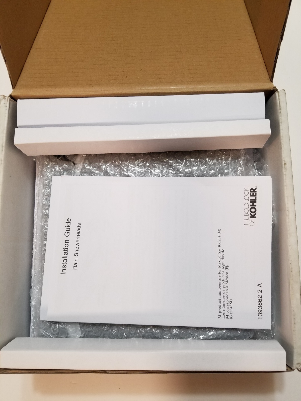 Kohler K26148BL Honesty 2.5 GPM Large 8" Square Rain Shower Head