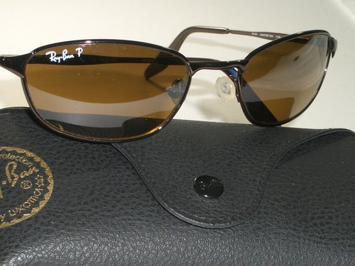 RAY BAN RB3023 HIGHSTREET MSW 014/84 BROWN GRADIENT MIRROR POLARIZED SUNGLASSES