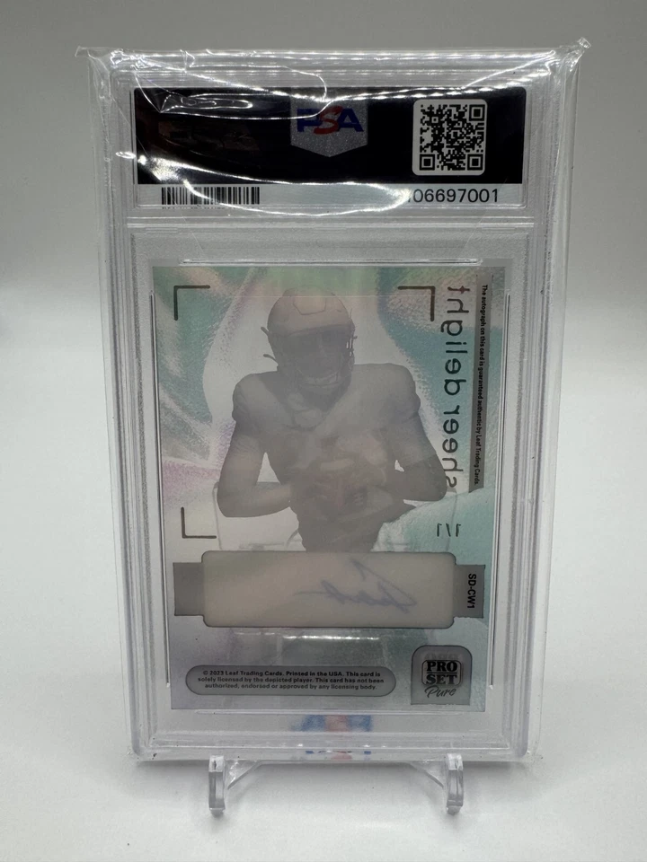 Pro Set - PSA 9 Cameron Ward Sheer Delight Auto GOLD 1/1 - Image 2 of 2