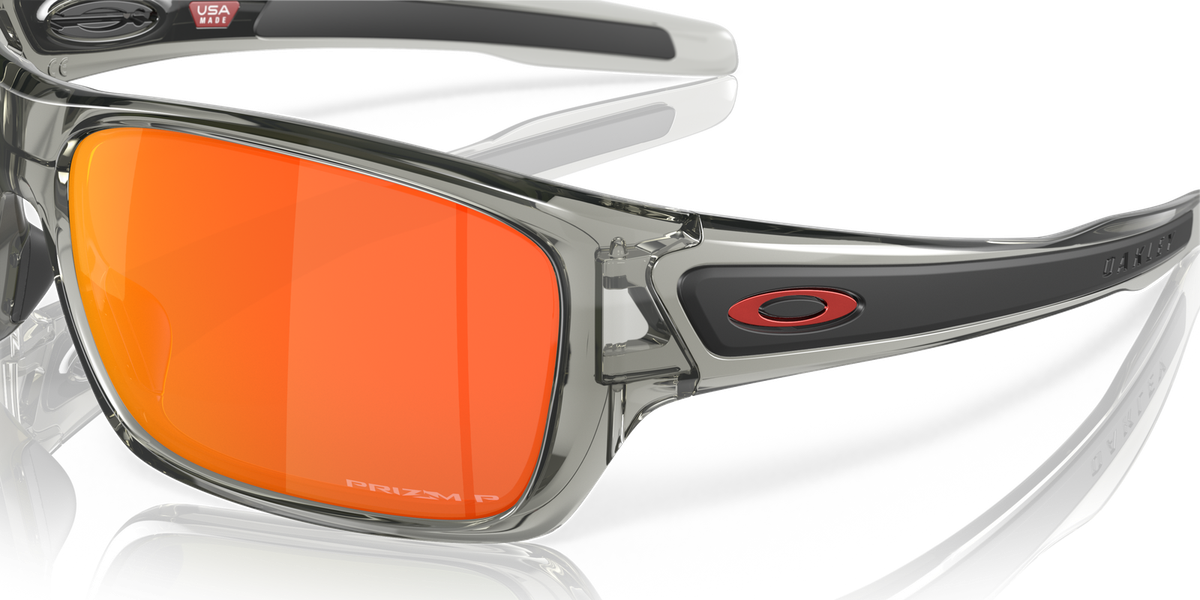 Oakley Turbine Grey Ink/Prizm Ruby Polarized 65 mm Men's