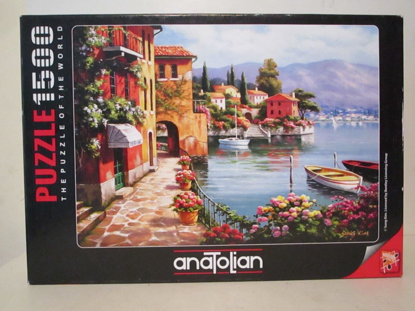 Anatolian Puzzle 'Villagio Dal Lago' – 2.000 Teile – Fertig 96 X 66 Cm – Inkl. Ständer