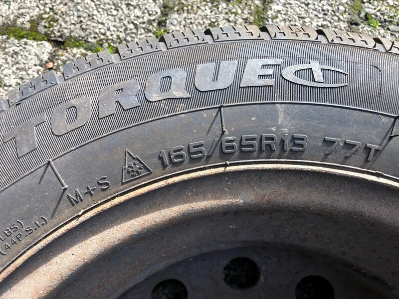 4xkomplette Allwettereifen+Felgen 165/65R13 77T für Ford Fiesta,Ka,Courier,Ikon - Bild 3 von 4