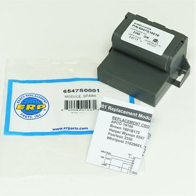 Harper 6547S00001 Gas Range Oven Spark Module Whirlpool 31829601