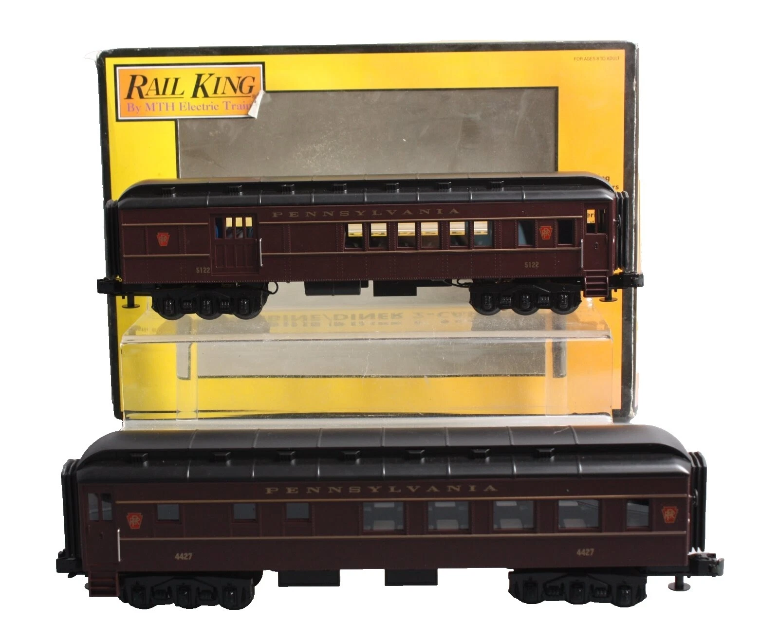 Modelo de plástico marrón MTH trenes