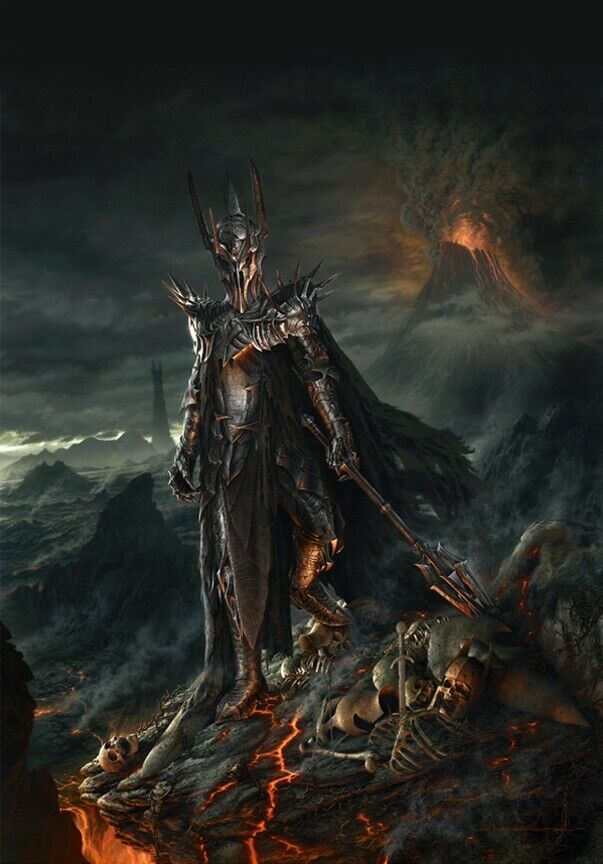 Sauron with her-Artwork by @infinity_art_void