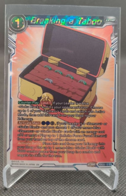 Dragon Ball Super Breaking A Taboo EX22-13 EX FOIL DBZ TCG CCG card