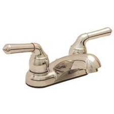 Proplus 120384 Bathroom Faucet Non Metallic with Abs Pop Up Brushed Nickel -