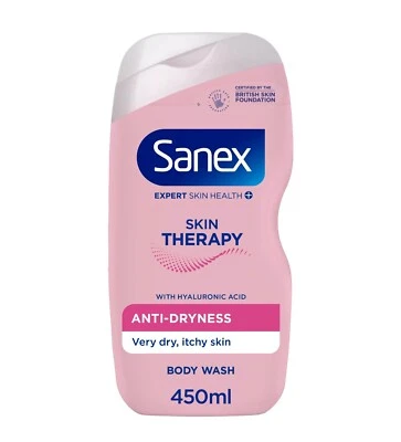 Sanex Expert Skin Therapy ANTI DRYNESS Body Wash Shower 450ml Very Dry Itchy