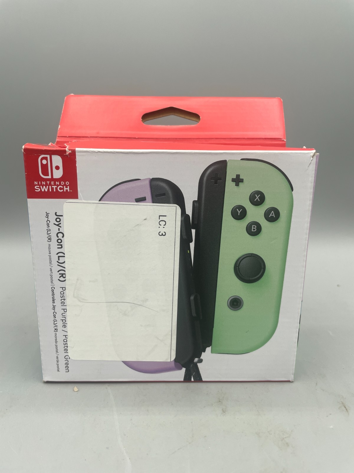 Nintendo Switch Joy-Con (L) / (R) Pastel Purple / Pastel Green Open Box