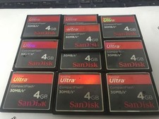 10PCS SanDisk 4GB Ultra 30M/S CF Memory CARD compact flash card