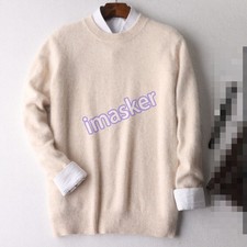 Thick Cashmere Sweater Warm Tops Winter Outwear Casual Comfort Loose Fashion Men