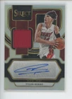 TYLER HERRO AUTO JERSEY PATCH /125 2023-24 PANINI SELECT SILVER PRIZM HOLO HEAT