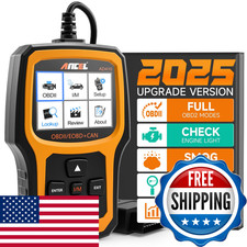 Ancel Ad410 Enhanced Obd2 Scanner Vehicle Code Reader For Check Engine Light