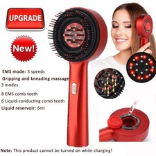 Cordless Red Light Scalp Massager Comb Brush for Hair Growth, Insomnia Relief