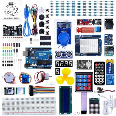 ELEGOO UNO R3 Project Most Complete Starter Kit with Tutorial Compatible with Ar