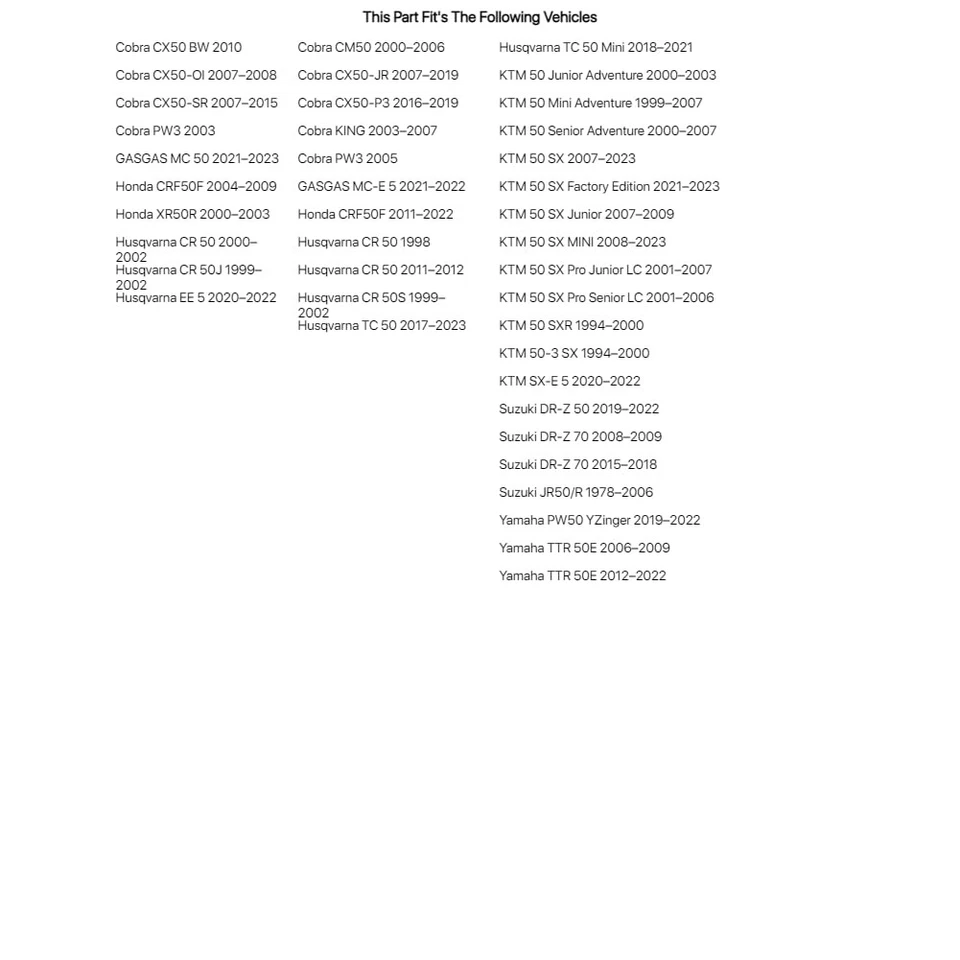 Bridgestone Standard Motorcycle Tube 70/100x10 For COBRA PW3 2003,2005 - Image 3 of 4
