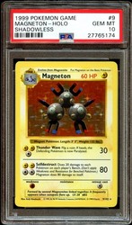Magneton 9/102 Base Set Shadowless Holo Rare