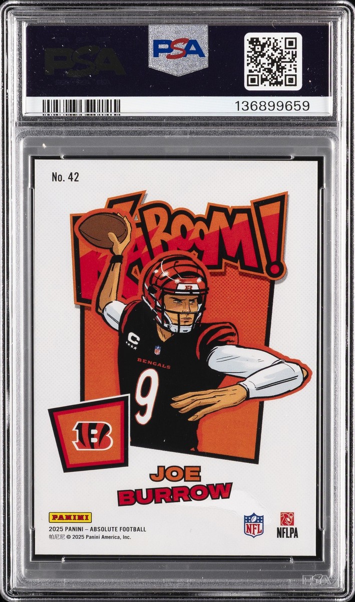 2025 Panini Absolute - Kaboom! Vertical Joe Burrow #42 for sale