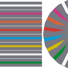 8 Pck Guided Reading Strips Dyslexia Overlays Colored Highlight Strips Bookmarks