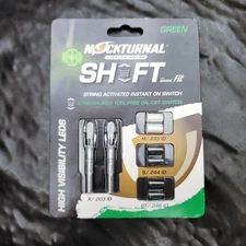 NEW Nockturnal Shift Green Lighted Arrow Nocks 2pk Universal X/H/S/GT NT-811🎯