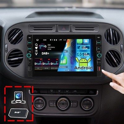 Für VW Tiguan 5N 2007-2016 Carplay Android 15 Autoradio GPS NAVI RDS 4G+64G DAB+