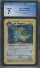 Pokemon TCG Dark Dragonite 5/82 Team Rocket Holo Rare CGC 7
