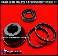 New Hunter Wheel Balancer 6 Cup Pressure Ring Rubber Sleeve Set For Wing Nut
