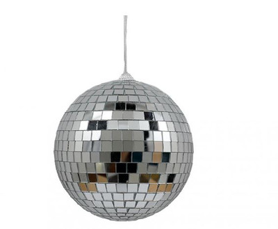 RETRO 20 CM DISCO KUGEL HÄNGEND SPIEGELKUGEL TANZPARTY