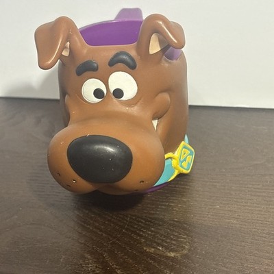 Rare Scooby Doo Mug 1998 Applause 3d Kids Cup Hard Plastic 90s Toy Vtg Cartoon