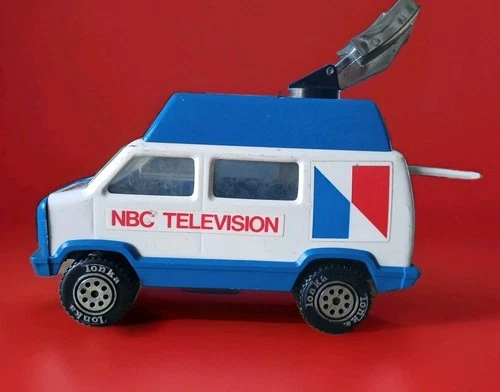 Vintage Tonka NBC Television Small News Truck 9"