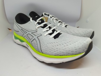 Asics Gel Nimbus 24 Mens US 14 White Black Shoes Sneakers 1011B359-100 NIB