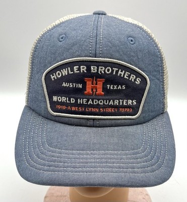 Howler Bros. World Headquarters Austin Texas Mesh SnapBack Cap Hat Farmers