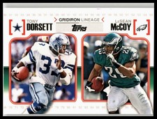 2010 Topps #GL-DM Tony Dorsett / LeSean McCoy Gridiron Lineage