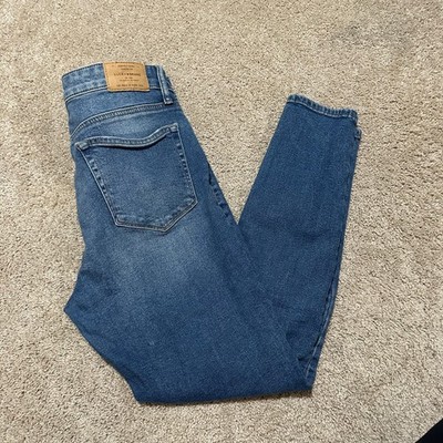 Lucky Brand Ava Skinny Jeans Womens 26 Blue Medium Wash Slim Stretch 26.5 Inseam