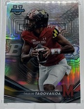 2022 Bowmans Best U #39 Taulia Tagovailoa Refractor - Maryland Terps