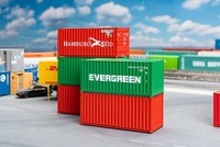 Faller 182051 20' Container, Set Of 5 1:87 H0 Gauge # NEW In OVP #