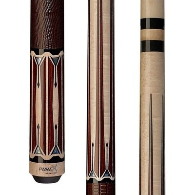   PureX Series Pool Billiard Cue Stick Free Soft Case Kamui Black Tip HXTE4