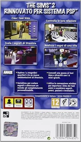 NA - Sims 2 EssentialsITA Cover /PSP - New PSP - X59z - Image 2 of 2
