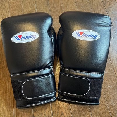 Winning 16oz Black Boxing Gloves Unused | eBay
