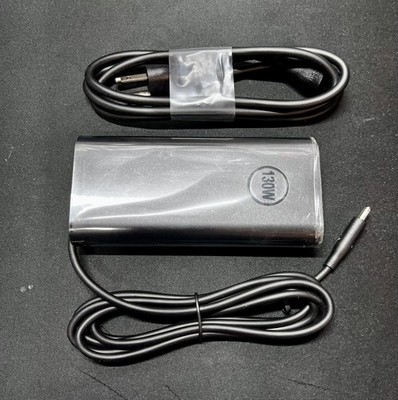 130W Replacement AC Adapter 19.5V 6.7A Dell-Compatible Charger w/ Cord