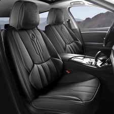 Car Seat Covers Custom Fit for Ford F150 2009-2025, Faux Leather Seat Cover S...