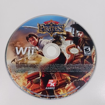Sid Meier's Pirates (Nintendo Wii, 2010) - Disc Only, Tested, Working
