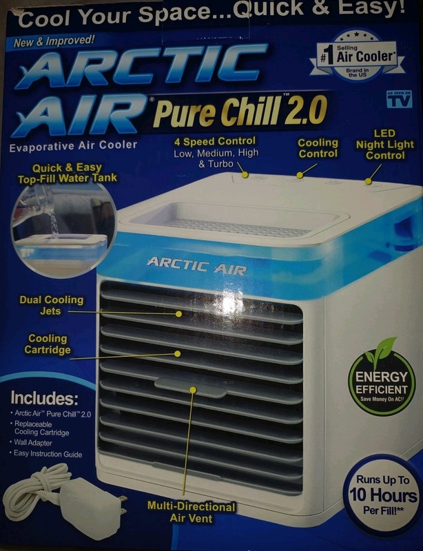 Artic Air Pure Chill 2.0 Evaporative Personal Air Cooler At Walmart $34.99