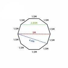 Erwachsene für Camping Zelt Pyramide Design mit feuerfestem Rauchbelüftungsfen