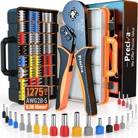 Crimpzange AderendhüLsen Set 0,08-16Mm² Mit Koffer FüR Heimwerker Industrie