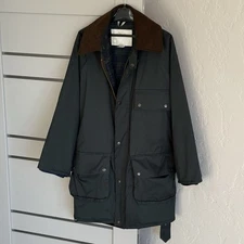 Land Rover First Choice Vintage Mens Dark Green Rain Chore Country Barn Coat